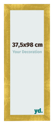 Cadre Photo 37 5x98cm Or Vintage MDF Pisa De Face Mesure | Yourdecoration.fr