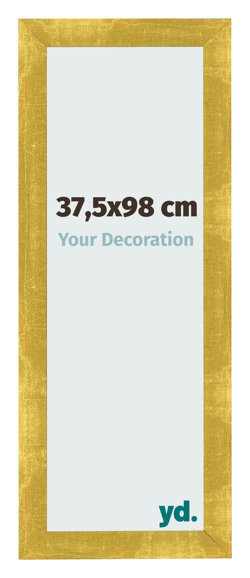 Cadre Photo 37 5x98cm Or Vintage MDF Pisa De Face Mesure | Yourdecoration.fr