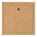 Cadre Photo 40x40cm Blanc Vintage MDF Pisa Arriere | Yourdecoration.fr