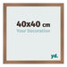 Cadre Photo 40x40cm Cuivre Décor MDF Bologna De Face Mesure | Yourdecoration.fr