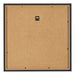 Cadre Photo 40x40cm Noir Grain de Bois MDF Bologna Arriere | Yourdecoration.fr