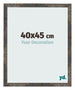 Cadre Photo 40x45 cm Metal Oxyde MDF Bologna De Face Mesure | Yourdecoration.fr