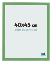 Cadre Photo 40x45 cm Vert MDF Bologna De Face Mesure | Yourdecoration.fr