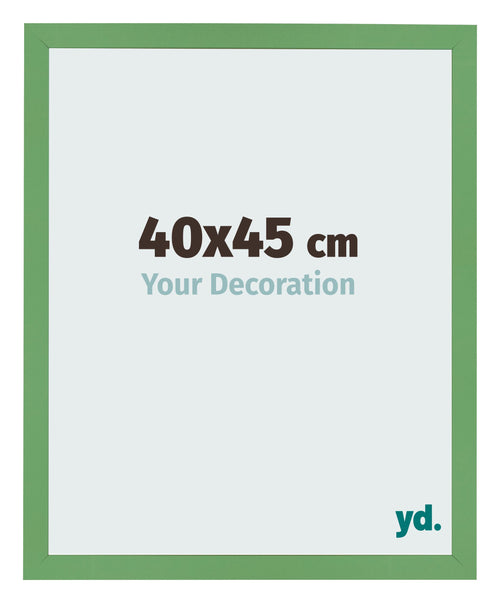 Cadre Photo 40x45 cm Vert MDF Bologna De Face Mesure | Yourdecoration.fr
