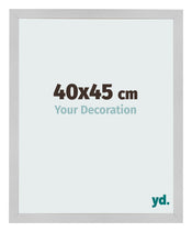 Cadre Photo 40x45cm Acier Inoxydable MDF Bologna De Face Mesure | Yourdecoration.fr