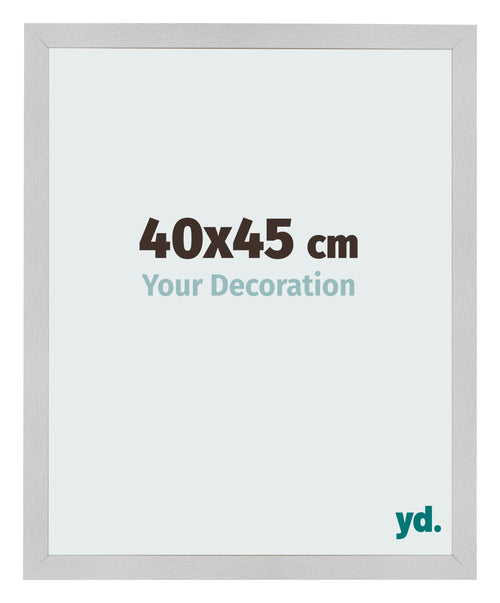 Cadre Photo 40x45cm Acier Inoxydable MDF Bologna De Face Mesure | Yourdecoration.fr
