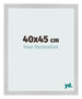 Cadre Photo 40x45cm Acier Inoxydable MDF Bologna De Face Mesure | Yourdecoration.fr