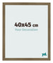 Cadre Photo 40x45cm Bronze Décor MDF Bologna De Face Mesure | Yourdecoration.fr