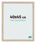 Cadre Photo 40x45cm Chêne Sonoma MDF Bologna De Face Mesure | Yourdecoration.fr