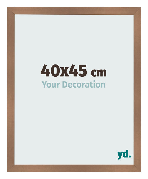 Cadre Photo 40x45cm Cuivre Décor MDF Bologna De Face Mesure | Yourdecoration.fr