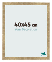 Cadre Photo 40x45cm Or Antique MDF Bologna De Face Mesure | Yourdecoration.fr