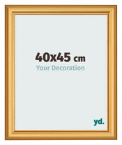 Cadre Photo 40x45cm Or Mat MDF Lazio De Face Mesure | Yourdecoration.fr