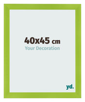 Cadre Photo 40x45cm Vert MDF Pisa De Face Mesure | Yourdecoration.fr