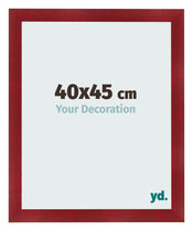 Cadre Photo 40x45cm Vin Rouge Patine MDF Pisa De Face Mesure | Yourdecoration.fr