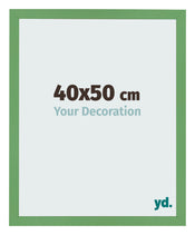 Cadre Photo 40x50 cm Vert MDF Bologna De Face Mesure | Yourdecoration.fr