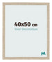 Cadre Photo 40x50cm Chêne Sonoma MDF Bologna De Face Mesure | Yourdecoration.fr