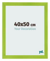 Cadre Photo 40x50cm Vert MDF Pisa De Face Mesure | Yourdecoration.fr