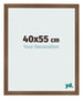 Cadre Photo 40x55 cm Chene Rustique MDF Bologna De Face Mesure | Yourdecoration.fr