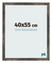 Cadre Photo 40x55 cm Metal Oxyde MDF Bologna De Face Mesure | Yourdecoration.fr