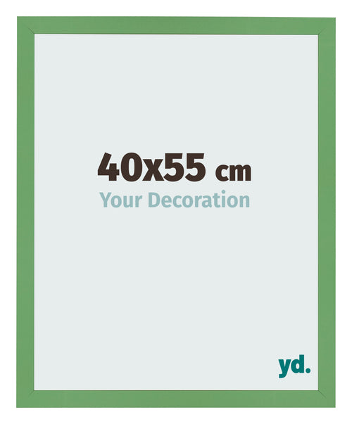 Cadre Photo 40x55 cm Vert MDF Bologna De Face Mesure | Yourdecoration.fr