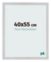 Cadre Photo 40x55cm Acier Inoxydable MDF Bologna De Face Mesure | Yourdecoration.fr