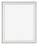 Cadre Photo 40x55cm Blanc Patine MDF Lazio De Face | Yourdecoration.fr