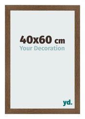 Cadre Photo 40x60 cm Chene Rustique MDF Bologna De Face Mesure | Yourdecoration.fr
