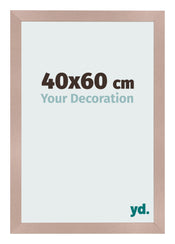 Cadre Photo 40x60 cm Rose Ancien MDF Bologna De Face Mesure | Yourdecoration.fr