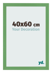 Cadre Photo 40x60 cm Vert MDF Bologna De Face Mesure | Yourdecoration.fr