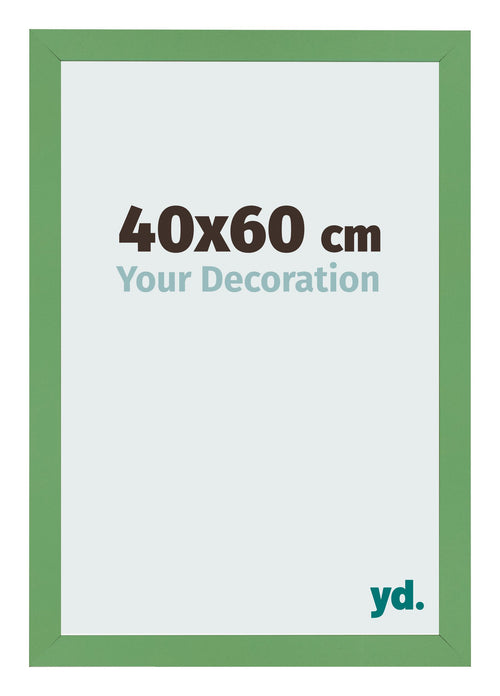 Cadre Photo 40x60 cm Vert MDF Bologna De Face Mesure | Yourdecoration.fr