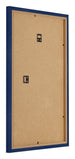 Cadre Photo 40x60cm Bleu Foncé Patiné MDF Bologna Arriere Oblique | Yourdecoration.fr
