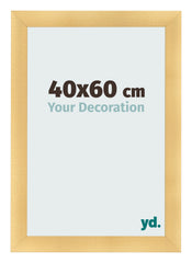 Cadre Photo 40x60cm Or Vintage MDF Pisa De Face Mesure | Yourdecoration.fr