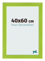 Cadre Photo 40x60cm Vert MDF Pisa De Face Mesure | Yourdecoration.fr