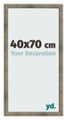 Cadre Photo 40x70 cm Metal Vintage MDF Bologna De Face Mesure | Yourdecoration.fr