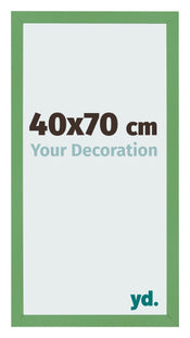 Cadre Photo 40x70 cm Vert MDF Bologna De Face Mesure | Yourdecoration.fr