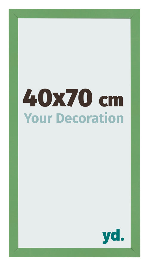 Cadre Photo 40x70 cm Vert MDF Bologna De Face Mesure | Yourdecoration.fr