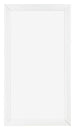 Cadre Photo 40x70cm Blanc Vintage MDF Pisa De Face | Yourdecoration.fr