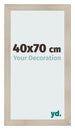 Cadre Photo 40x70cm Chene Rustique MDF Pisa De Face Mesure | Yourdecoration.fr
