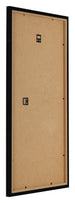 Cadre Photo 40x70cm Noir Brillant MDF Bologna Arriere Oblique | Yourdecoration.fr