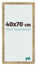 Cadre Photo 40x70cm Or Antique MDF Bologna De Face Mesure | Yourdecoration.fr