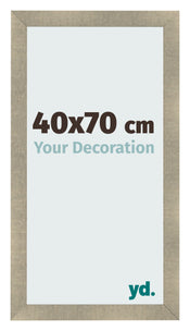 Cadre Photo 40x70cm Or Vintage MDF Pisa De Face Mesure | Yourdecoration.fr