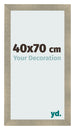 Cadre Photo 40x70cm Or Vintage MDF Pisa De Face Mesure | Yourdecoration.fr