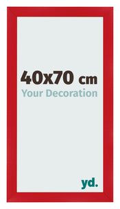 Cadre Photo 40x70cm Rouge MDF Pisa De Face Mesure | Yourdecoration.fr