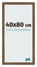 Cadre Photo 40x80 cm Chene Rustique MDF Bologna De Face Mesure | Yourdecoration.fr