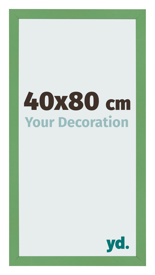 Cadre Photo 40x80 cm Vert MDF Bologna De Face Mesure | Yourdecoration.fr