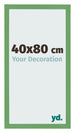 Cadre Photo 40x80 cm Vert MDF Bologna De Face Mesure | Yourdecoration.fr