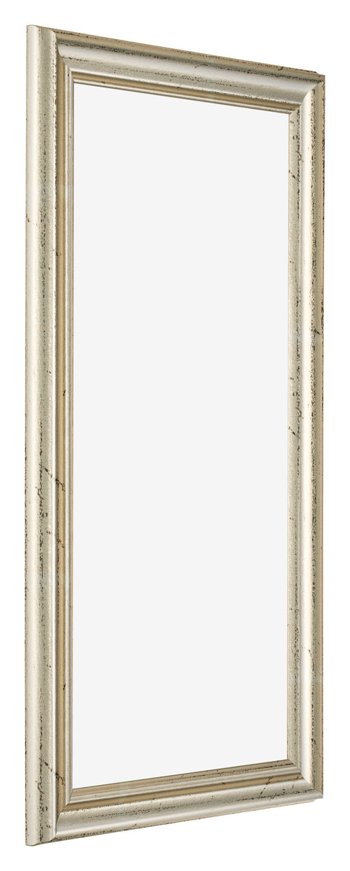 Cadre Photo 40x80cm Brillance Metallique MDF Lazio De Face Oblique | Yourdecoration.fr