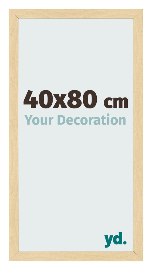 Cadre Photo 40x80cm Hêtre Décor MDF Bologna De Face Mesure | Yourdecoration.fr