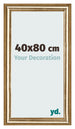 Cadre Photo 40x80cm Or Antique MDF Lazio De Face Mesure | Yourdecoration.fr