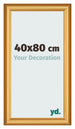 Cadre Photo 40x80cm Or Mat MDF Lazio De Face Mesure | Yourdecoration.fr